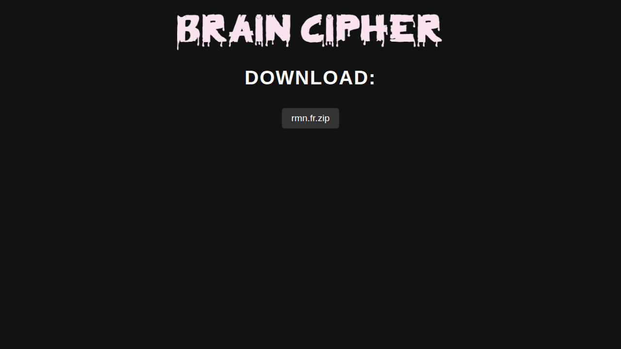 brain cipher details